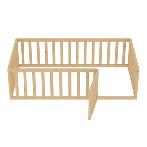 Lineage đôi Kích thước sàn gỗ giường sinh thái thân thiện bằng gỗ nôi cho trẻ sơ sinh, hiện đại bé nôi, giường Thanh Niên - Product Image 3
