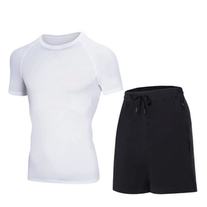 Tenue d'entraînement OEM pour le combat en salle de sport, séchage rapide, MMA Rash Guard, chemise à panneau avec ensembles courts - Product Image 6