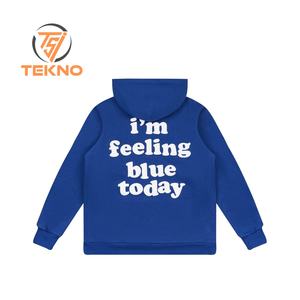 OEM Bon marché unisexe Puff Printing Hoodies Super Quality Custom made top tendance Puff Printing sweats à capuche pour hommes avec poids léger - Product Image 3