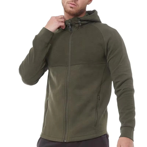 เสื้อฮู้ดแฟชั่นสำหรับผู้ชายเสื้อสวมหัวมีซิปมีฮู้ดสำหรับฤดูหนาวผ้าคอตตอนพร้อมเทคนิคปัก - Product Image 3