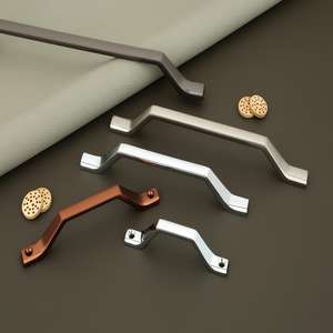 Poignée de tiroir réglable en alliage de zinc décoratif pour villa, cuisine, armoire, fournisseur de meubles - Product Image 1