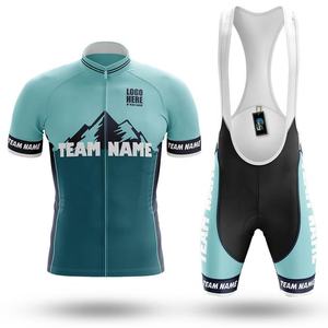 Conjunto de Ciclismo de verano, trajes de Ciclismo de manga corta, Jersey para hombre de bicicleta, conjunto de Ciclismo de estilo brasileño, pantalones cortos con pechera - Product Image 2