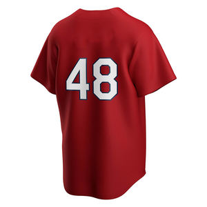 ชุดเสื้อเบสบอลระบายอากาศได้ดีชุดเล่นกีฬาแบบแอคทีฟซับลิเมชันออกแบบได้ตามต้องการพร้อมชื่อทีมและหมายเลข2024 - Product Image 2