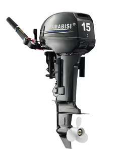 Motor fuera de borda diésel de 15HP, nueva condición para tipo de combustible de gasolina para barcos - Product Image 2