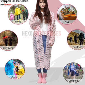 High Quality Lightweight EVA Raincoats <b>for</b> Adults Waterproof <b>Rain</b> Gear Reusable <b>Ponchos</b> <b>for</b> Men & <b>Women</b>-<b>for</b> Hiking - Product Image 4