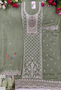 2025 Hit Design Color brillante especial para adultos Mes de Eid y Ramzan Bordado especial con traje de trabajo de diamantes Proveedor indio - Product Image 2