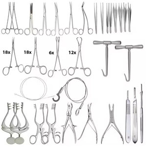 Ensemble de Neurocraniotomie pour Tumeur Crânienne 91 Pièces Neurochirurgie de Base Chirurgie Spinale - Product Image 1