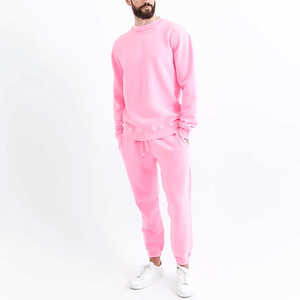 Conjunto Deportivo de 2 Piezas para Hombre, de Invierno, Hecho en Pakistán, 100% Algodón, Color Sólido, Transpirable, de Secado Rápido, con Forro Polar - Product Image 1