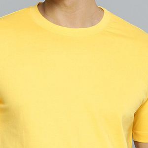 เสื้อยืดเข้ารูปของผู้ชายผ้าคอตตอนแห้งเร็วลายเรียบลำลองสีพื้นแขนสั้นพิมพ์ลาย - Product Image 6