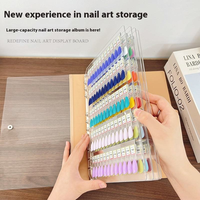 Nouveau catalogue de vernis gel 180 couleurs avec tableau de couleurs magnétique pour salon de manucure
