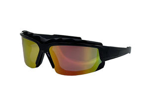 Lunettes de sécurité CE EN166 ANSI Z87.1 avec verres en polycarbonate, revêtement anti-buée/anti-rayures, protection UV 400, bandeau réglable rapide pour l'équitation - Product Image 2