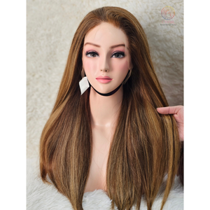 Perruques de cheveux humains à fermeture droite perruques vietnamiennes sans colle Full Lace Front pour femmes perruques brutes cheveux humains Lace Front - Product Image 3