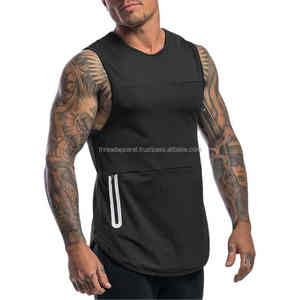 OEM fabricante de alta calidad transpirable Casual 2025 hombres sin mangas Fitness chaleco Stringer gimnasio desgaste camisetas sin mangas sueltas - Product Image 4