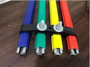 Sistema de barra colectora DSL con cubierta de aluminio CMK 315A para grúa EOT 440V Riel de alimentación automático en color RYBG Hecho en India - Product Image 2