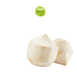 น้ำมะพร้าวปอกเปลือกด้วยเพชรสดที่มีเปลือกสด - Product Image 1