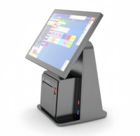 80 мм Принтер POS с автоматическим резаком Windows 10 Pro настольный сенсорный экран Pos Компьютер Caisse Enregistreuse все в одном