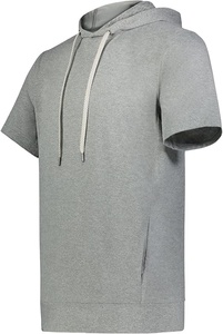 New Style Casual <b>Mens</b> Solid 100% Cotton Short Sleeve Oversized <b>Men</b> Hoodies & Sweatshirts - Product Image 5
