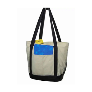 Bán chạy nhất hợp thời trang thiết kế bông vải Tote Túi Đồng bằng mô hình có sẵn ở một mức giá - Product Image 5