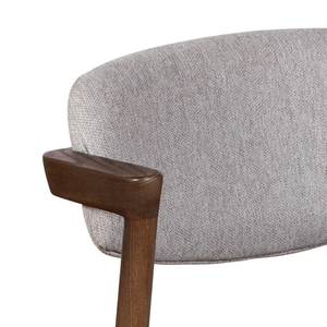 เก้าอี้ทานข้าวไม้สักเดนิสคุณภาพสูง ดีไซน์ทันสมัย โครงสร้างแข็งแรง พร้อมเบาะหุ้มผ้า สำหรับใช้ในห้องรับประทานอาหาร สวน/บ้านพักตากอากาศ - Product Image 5