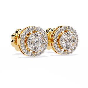 Pendientes Brillantes de Oro de 18K con Diamante Cultivado en Laboratorio, Pendientes de Diamantes Premium - Product Image 6