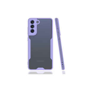 Coque en silicone antichoc MSRA Parfe Series pour Samsung Galaxy S21 FE, anti-traces de doigts, dissipation thermique, coque souple rouge PC A24 - Product Image 2