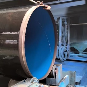 Tuyau en acier revêtu de plastique noir anti-corrosion de qualité supérieure, tuyau et tube API 5L pour projets de transport de fluides industriels lourds - Product Image 3