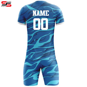 Équipe de football personnalisée blanc Club hommes uniformes à manches courtes ensemble de football hommes uniforme de football en gros - Product Image 2