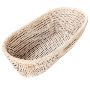 Oval Rattan <b>Table</b> <b>Basket</b> Handmade Storage <b>Baskets</b> Natural Rattan Modern Multifunction Made in Viet Nam - Product Image 1