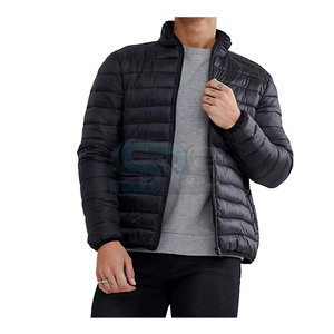 High Quality Casual Outdoor Quilted Puffer <b>Jacket</b> For <b>Men</b> New Fashion Stand Collar Windproof Durable Stylish Winter <b>Jacket</b> OEM - Product Image 1