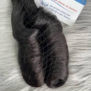 TOP TENDANCE: Romance Bouncy Spring Curls Funmi Hair Vison Extension de cheveux humains Paquets de cheveux vierges avec fermeture Vendeur - Product Image 5