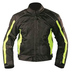 Chaqueta de invierno acolchada Cardura unisex, cuello mandarín, lona a prueba de agua, cierre de cremallera para motocicleta, estilo informal, servicio OEM - Product Image 1