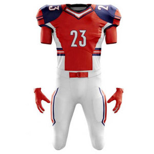 Conjuntos de camisetas de fútbol de manga larga de poliéster 100% para hombres y niños OEM ODM uniformes de fútbol impresos sublimados Americanos frente transpirable - Product Image 1