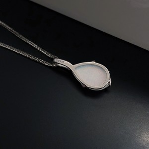 จี้โอปอลเงินสำหรับเด็ก รูปทรงหยดน้ำ ประดับพลอยโอปอลธรรมชาติ ดีไซน์น่ารัก เหมาะสำหรับโอกาสทางพุทธศาสนา - Product Image 4