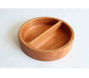 Cuenco de madera de acacia rústico | Cuenco para servir y ensaladas seguro para Alimentos | Utensilios de cocina hechos a mano - Product Image 1