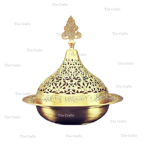 Plat à beurre en métal couleur or pour servir des aliments fait à la main plat à beurre de taille personnalisée pour la vaisselle et l'hôtellerie - Product Image 5