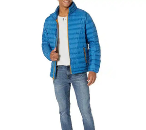 Best Supplier Men Puffer <b>Jacket</b> Lightweight Breathable <b>Canvas</b> <b>Jacket</b> Stand Collar Casual Style Customizable Logo XS Winter - Product Image 6