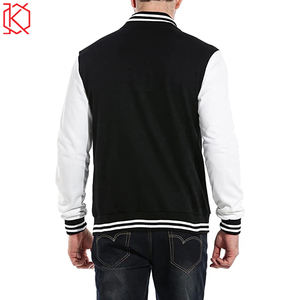 Vestes universitaires pour hommes de haute qualité, design personnalisé, manteau d'hiver sans col en tissu de laine, séchage rapide, respirant, logo personnalisé, le meilleur - Product Image 4