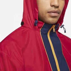 Chaqueta Cortavientos Deportiva Informal de Diseño con Contraste de Color Personalizado, Ropa Deportiva Transpirable y Resistente al Viento para Hombre - Product Image 4