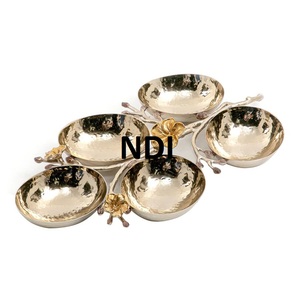 Design personnalisé bol de service de fruits vente chaude finition antique fruits secs bol de service soupe collations biscuits bol de service - Product Image 3