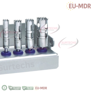 Kit de Fresas de Implante Dental Eléctrico de Alta Calidad Surtechs, Instrumentos Quirúrgicos Dentales de Acero Inoxidable con Certificación CE - Product Image 3