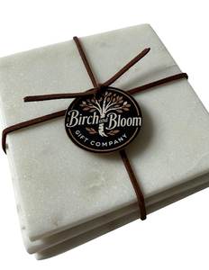 Juego De 4 Posavasos Cuadrados De Mármol - Product Image 3