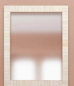 Déclaration élégante de concepteur de miroir de mur de incrustation de résine artisanale de luxe pour les espaces contemporains - Product Image 6