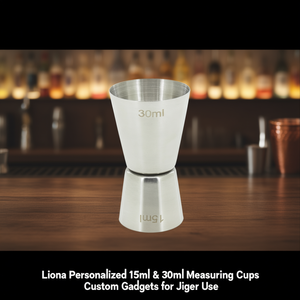 Misurini Personalizzati Liona da 15ml e 30ml, Gadget Personalizzati per l'Uso con Jigger - Product Image 3