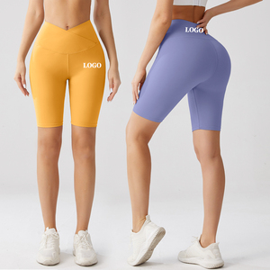 Wholesale Soft Breathable Nylon Spandex Yoga <b>Leggings</b> High <b>Waist</b> Seamless Four-Way Stretch Eco-Friendly Free Sample <b>Low</b> MOQ for - Product Image 5