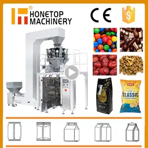 Automatic 30g 50g 100g 500g Weigher Potato Chips Tea Bag Packing Machine Vertical Plantain Chips Packing Machine