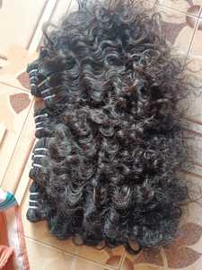 Extensions de Cheveux Bouclés Indiens Vierges Non Transformés de Haute Qualité 100% Naturels, 18 Pouces, Grade Supérieur Premium, Qualité Machine, Extensions South Temple - Product Image 3