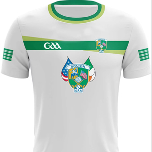 Ensemble de maillots de football GAA personnalisés de haute qualité 100% polyester Vêtements de football gaélique de meilleure qualité Service OEM pour le stock de style irlandais - Product Image 1