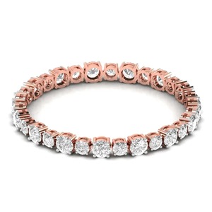 Pulsera de Diamantes Redondos Cultivados en Laboratorio con Certificación IGI en Oro Amarillo / Blanco / Rosa de 9K - Product Image 1