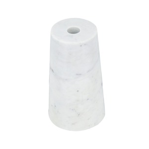 Candelabros de piedra de mármol hechos a mano de lujo blanco moderno, soportes de pilar, el mejor perfecto para bodas, decoración del hogar, regalo elegante para el amor - Product Image 6