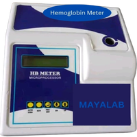 MAYALAB MHGL30M Analyseur intelligent d'hémoglobine basé sur microprocesseur, écran LCD en plastique 16x2, volume d'échantillon 1 ml, zéro automatique, garantie 1 an